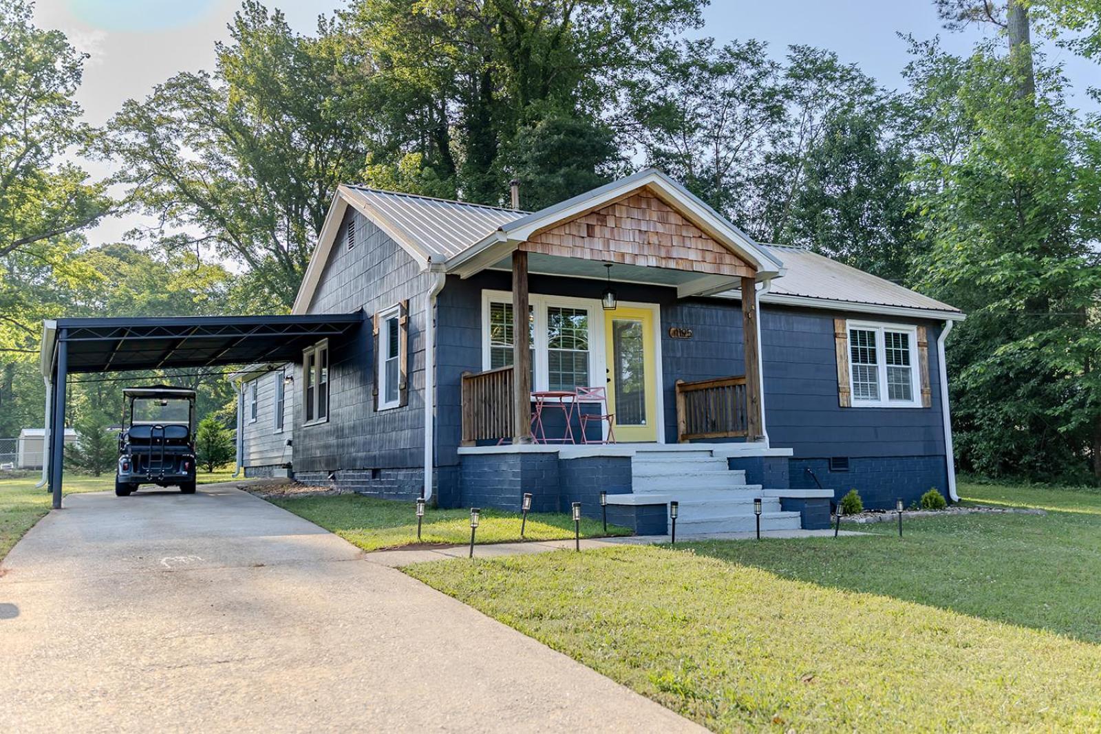 Blue Bungalow W/ Free Golf Cart 1/2 Mi From Square Covington Eksteriør billede